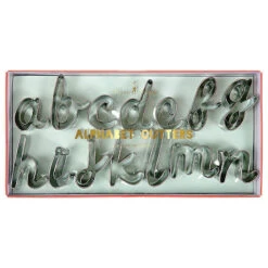 Alphabet Cookie Cutters By Meri Meri