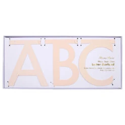 Pink Iridescent Glitter DIY Letter Garland Kit By Meri Meri