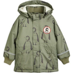 K2 Penguin Parka In Green By Mini Rodini