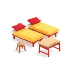 Children's Bedroom Dolls House Furniture By Djeco