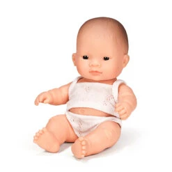 Baby Boy Doll (21cm Asian) By Miniland