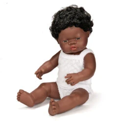 Boy Doll (38cm African) By Miniland