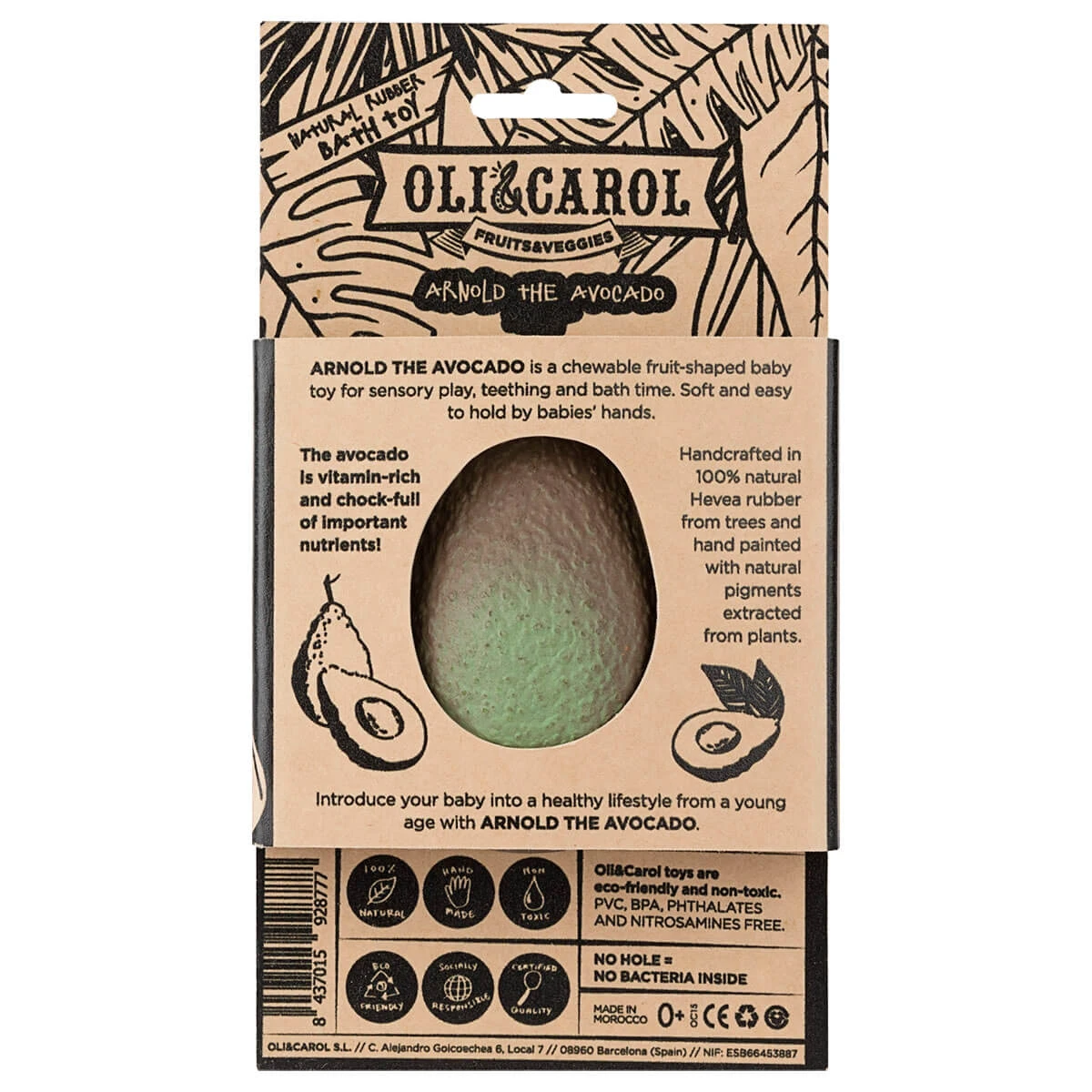 Arnold The Avocado By Oli & Carol - Image 4