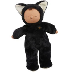 Cozy Dinkum Black Cat Nox Doll By Olli Ella