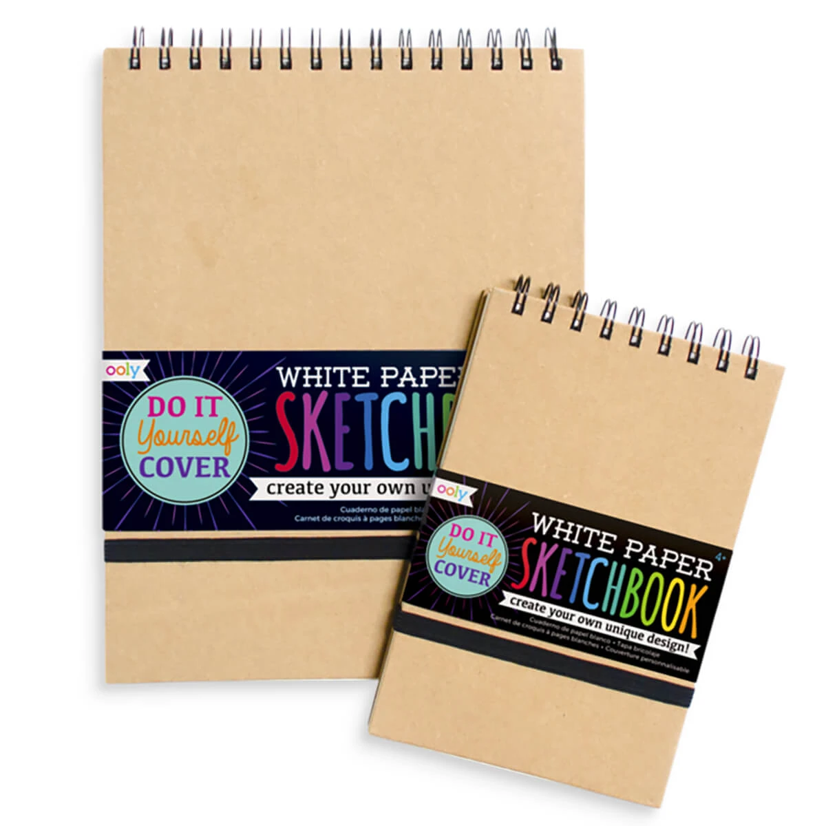 Large DIY Cover Spiral Ring Sketch Book By Ooly - Image 2