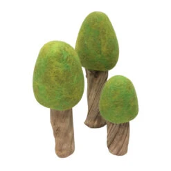 Spring Trees By Papoose Toys (Set Of 3)