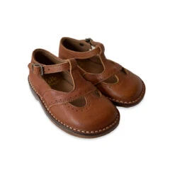 John Cut Out Sandals In Kava Brown By PèPè