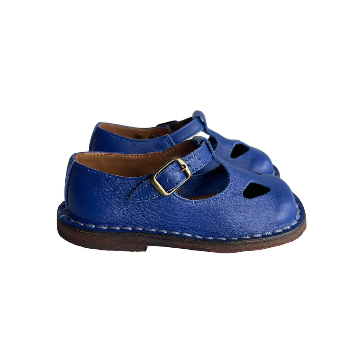 Bruno Cut Out Sandals In Lobelia Blue By PèPè - Image 6