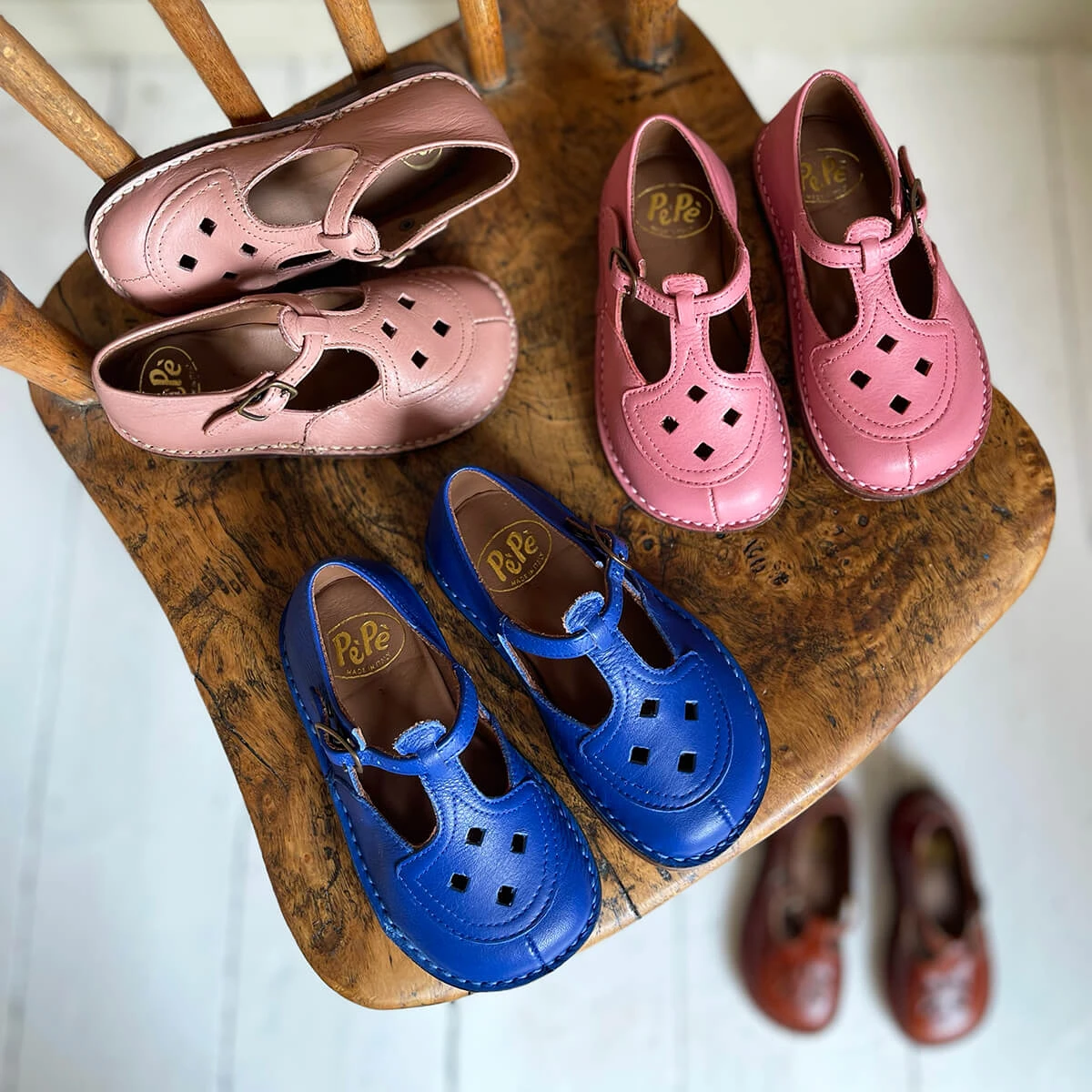 Ezra Cut Out Sandals In Confetto By PèPè - Image 2