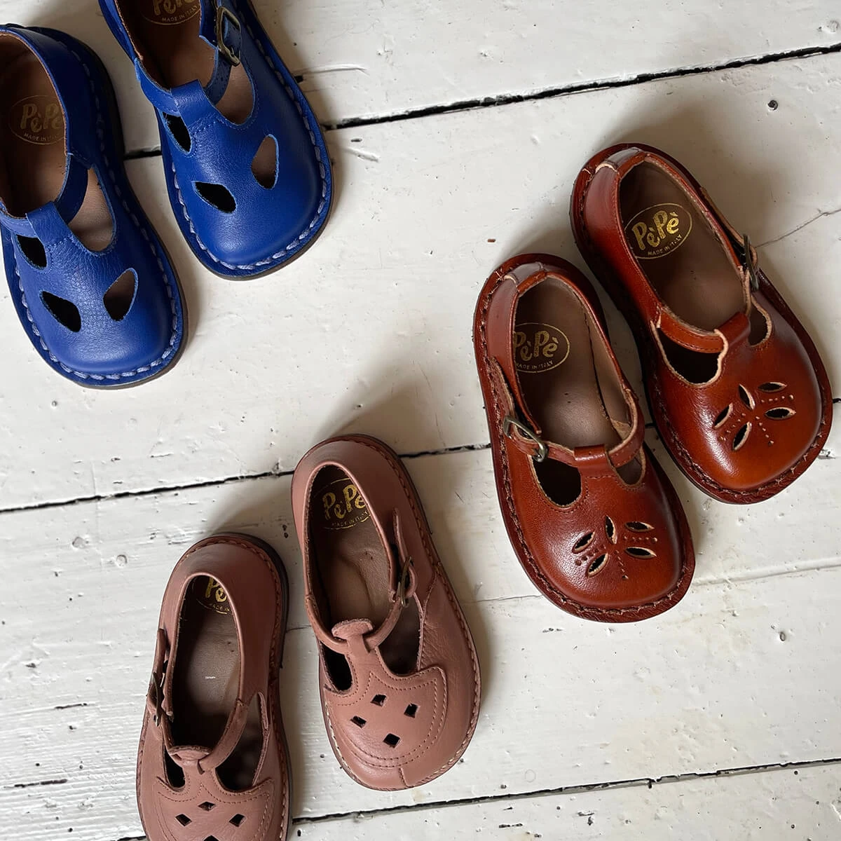 Eli Cut Out Sandals In Vachetta Lux Cuoio By PèPè - Image 3