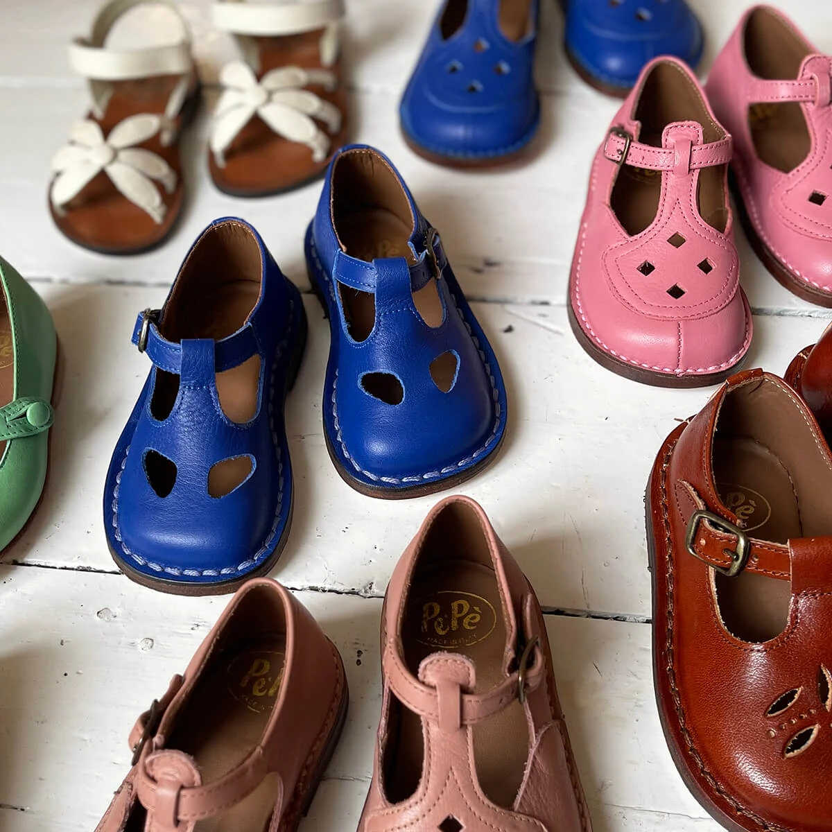 Bruno Cut Out Sandals In Lobelia Blue By PèPè - Image 2