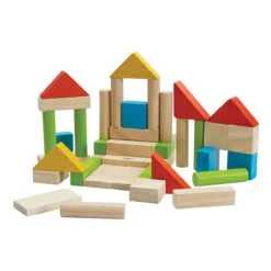 40 Colourful Unit Blocks By PlanToys