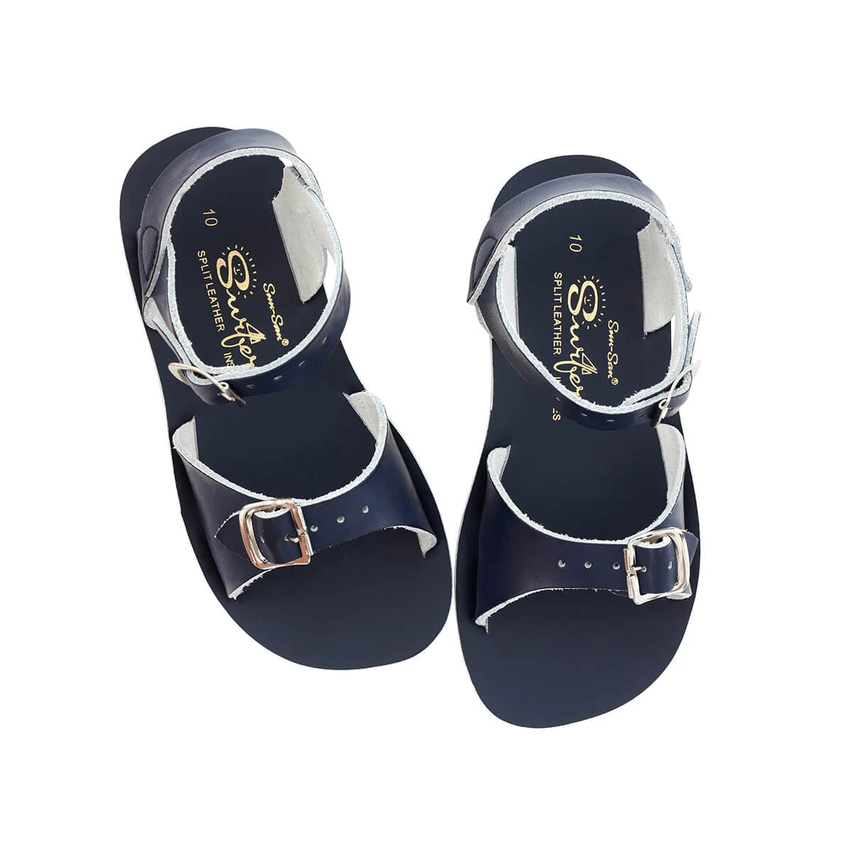 Surfer Sandals In Navy By Salt-Water - Image 3