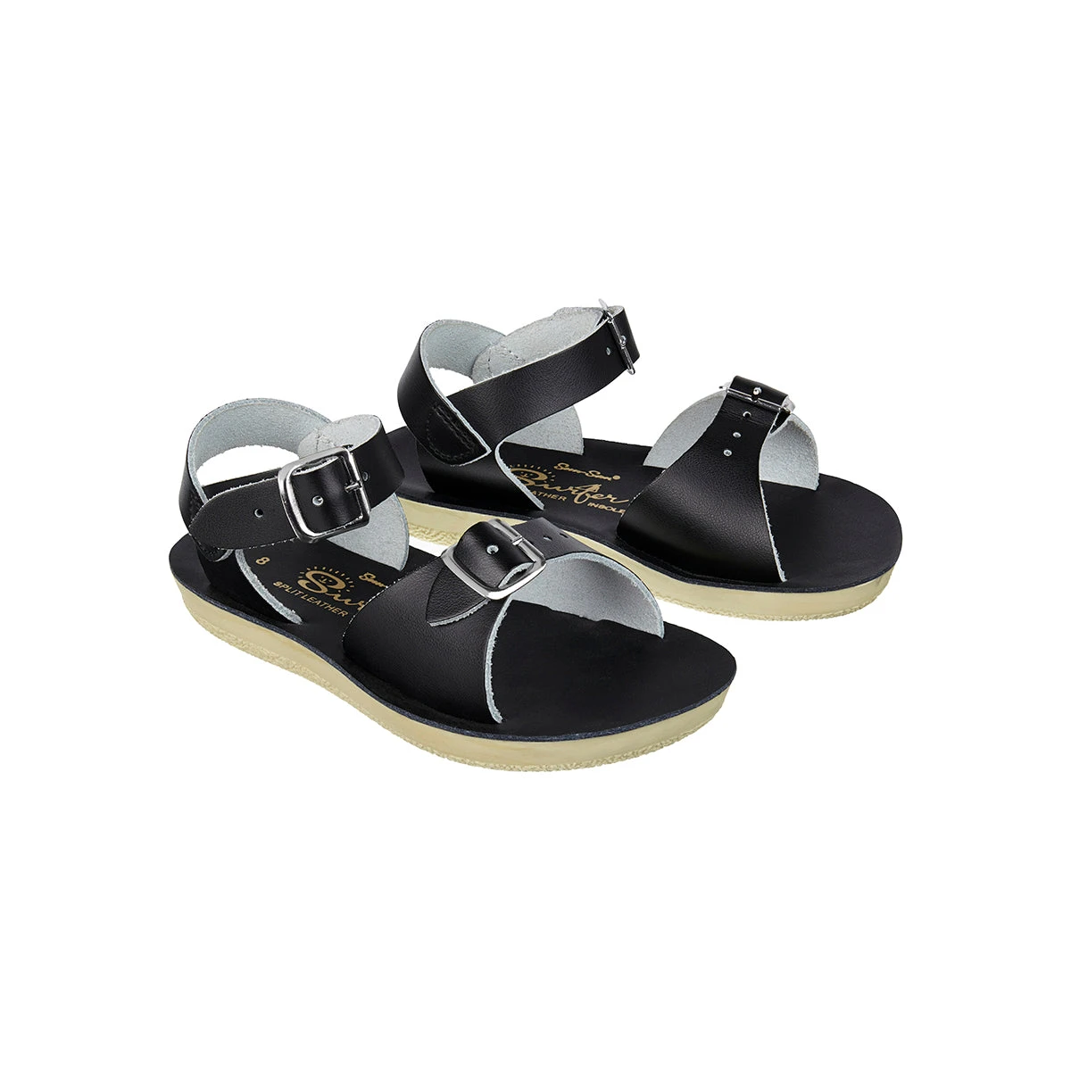 Surfer Sandals In Black By Salt-Water - Image 2