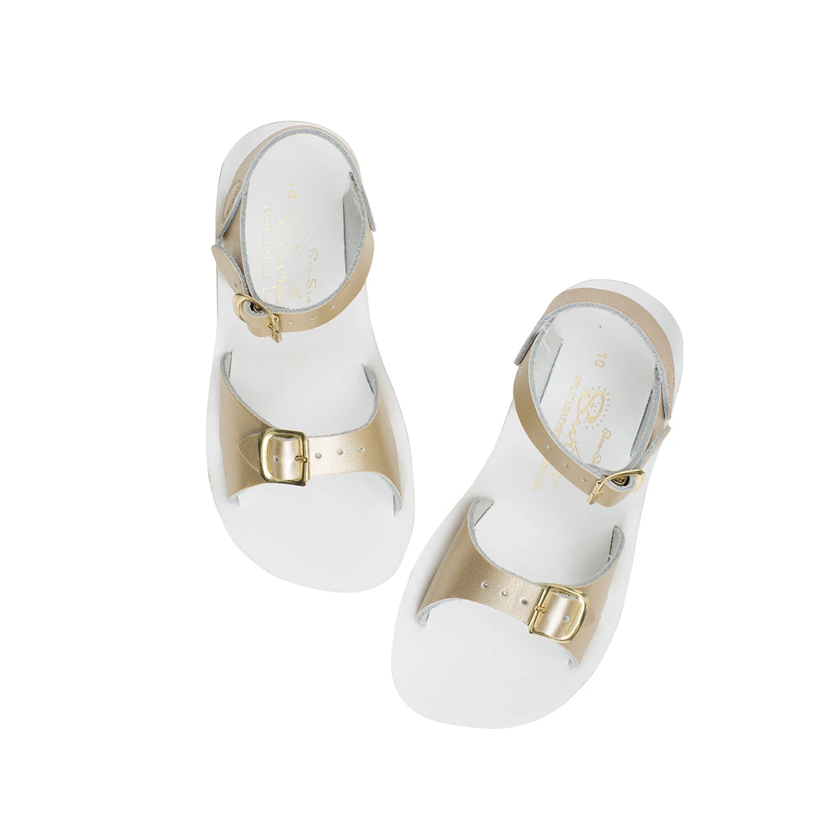 Surfer Sandals In Gold By Salt-Water - Image 2