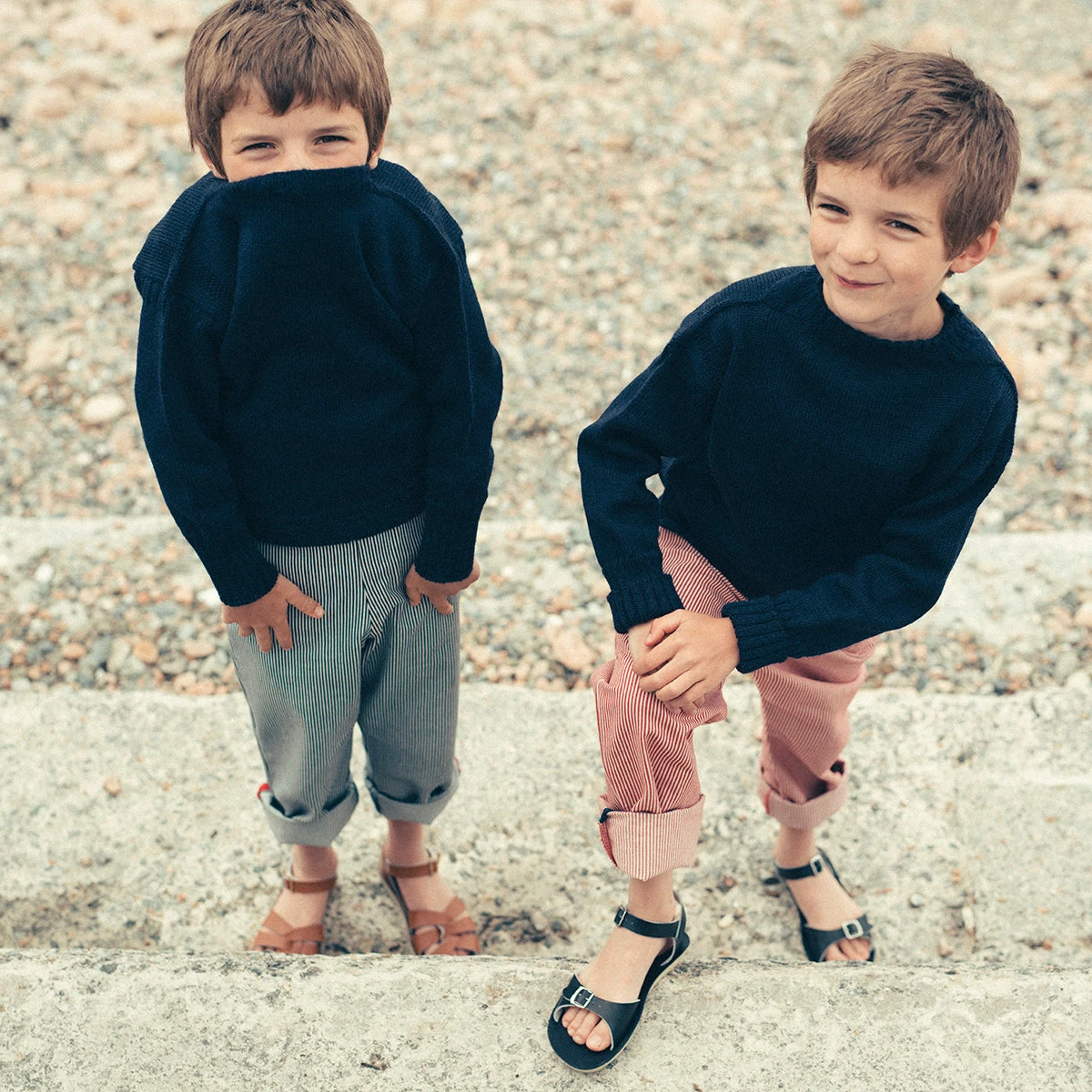 Surfer Sandals In Navy By Salt-Water - Image 5