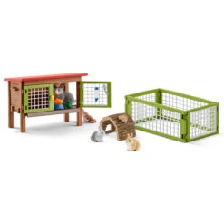 Rabbit Hutch Set By Schleich