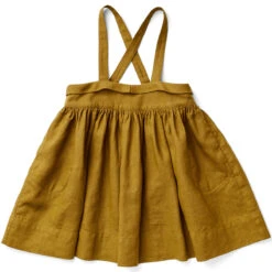 Enola Pinafore In Old Gold By Soor Ploom - Last Ones In Stock - 5-8 Years