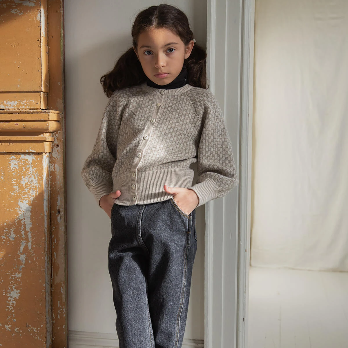 Vintage Jean In Black Denim By Soor Ploom - Image 2