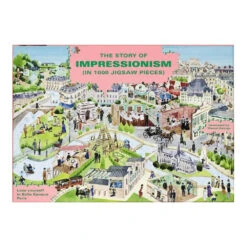 Story Of Impressionism 1000 Piece Jigsaw Puzzle: Spot The Artists In Belle Époque Paris By Marcel George