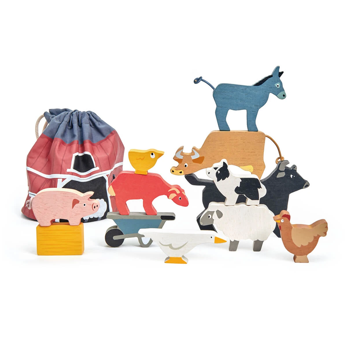 Stacking Farmyard By Tender Leaf Toys
