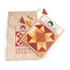 Patchwork Quilt Puzzle By Tender Leaf Toys