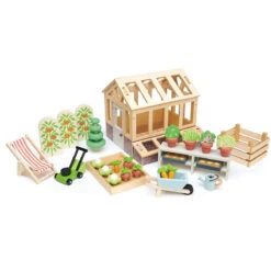 Greenhouse And Garden Set By Tender Leaf Toys