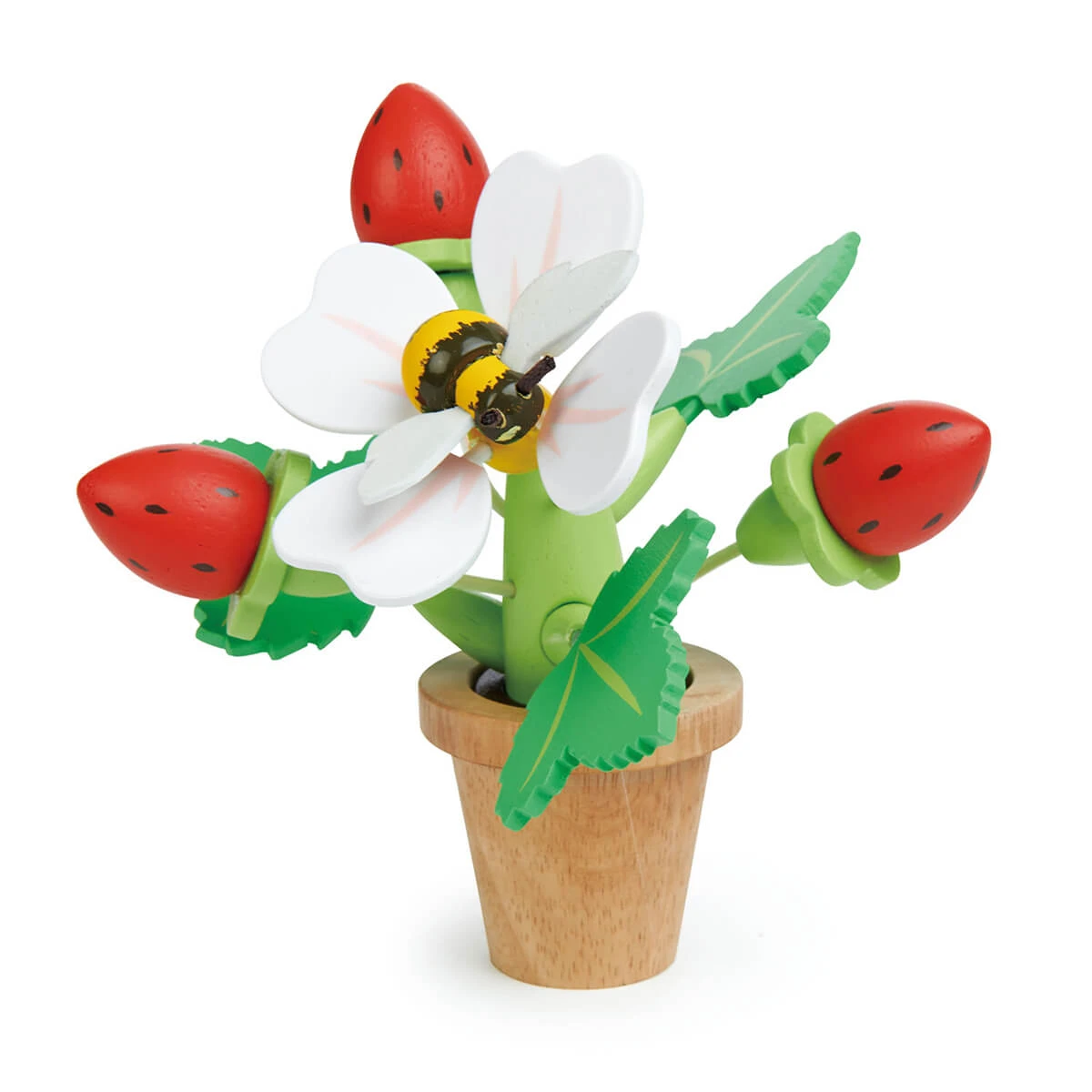 Strawberry Flower Pot By Tender Leaf Toys