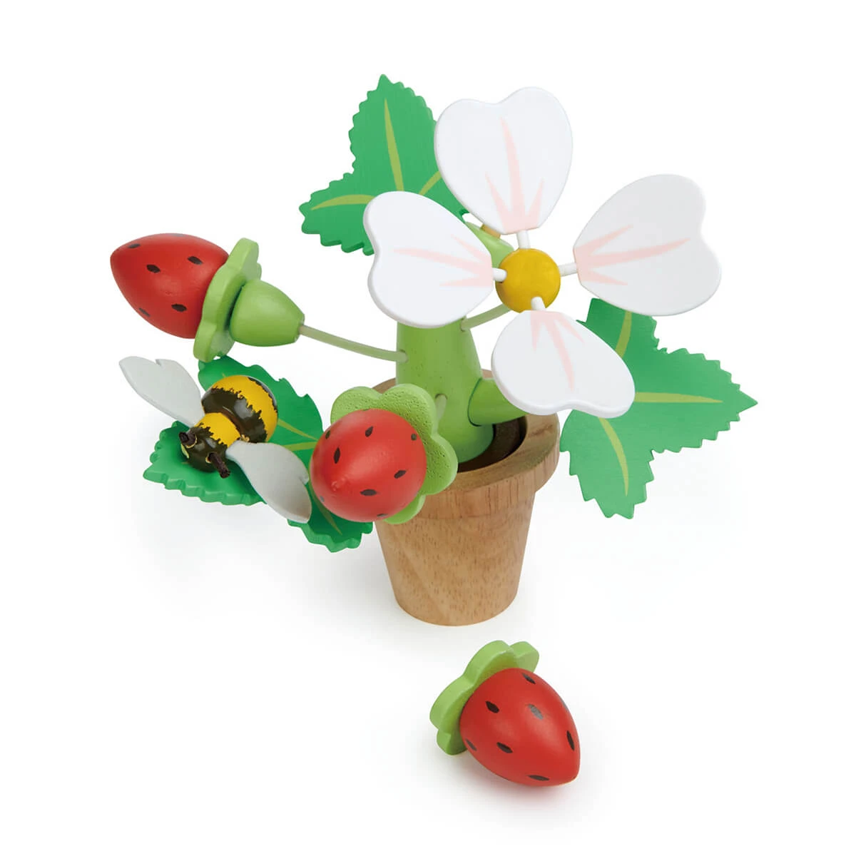 Strawberry Flower Pot By Tender Leaf Toys - Image 2