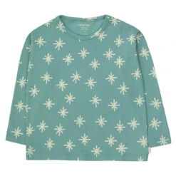 Snow Tee In Fern By Tinycottons