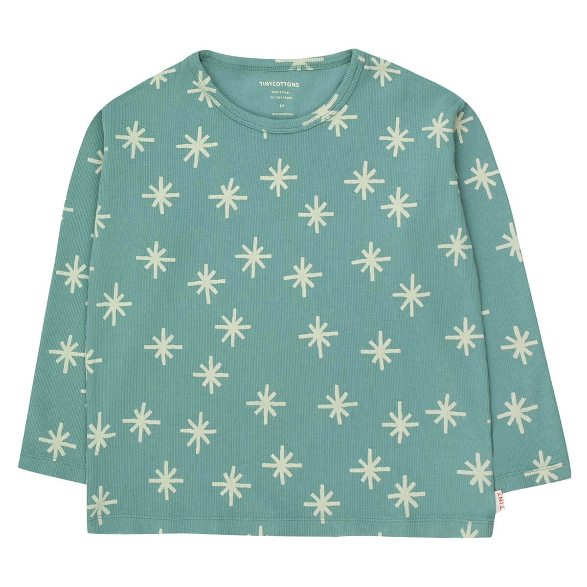 Snow Tee In Fern By Tinycottons