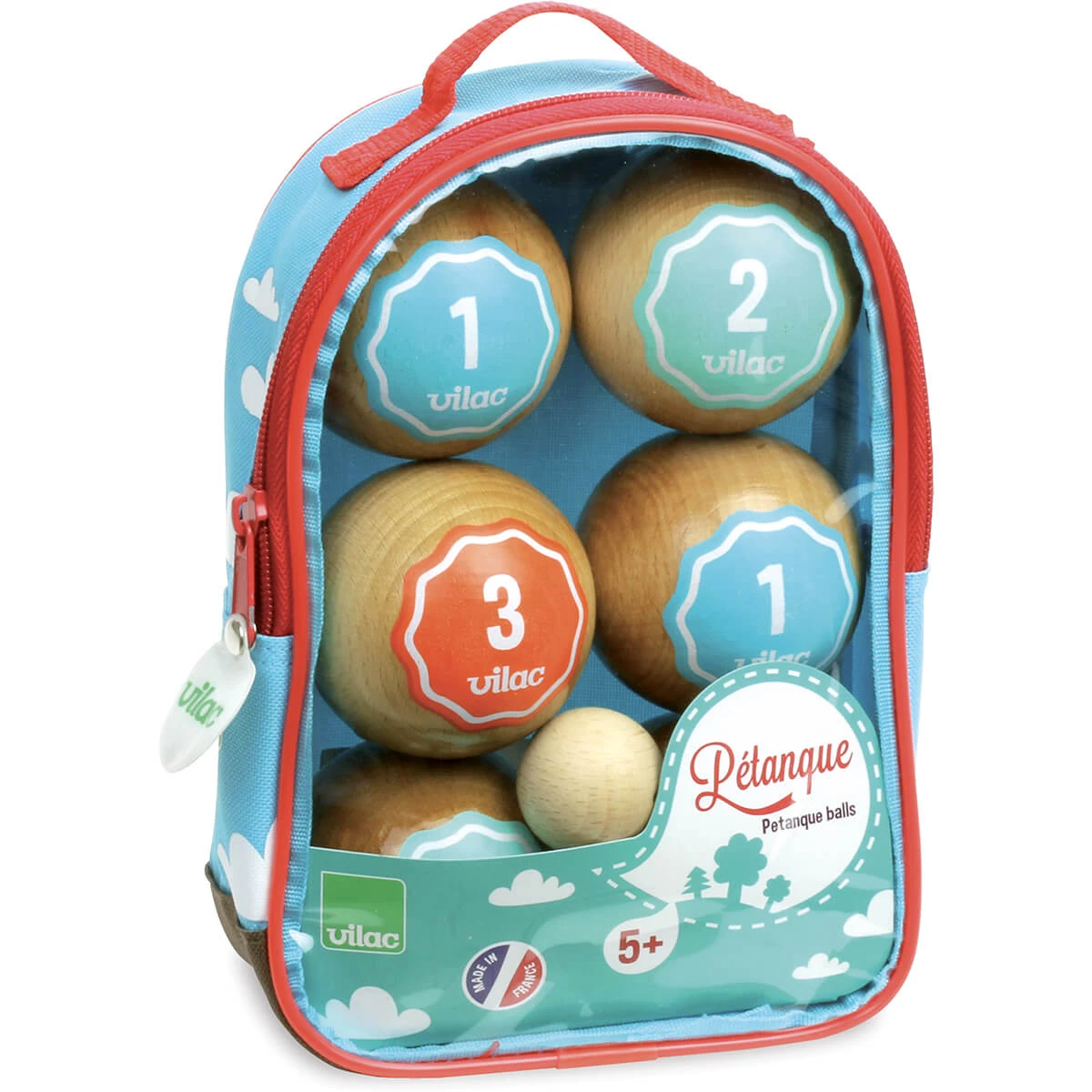 Retro Petanque Ball Set By Vilac - Image 2