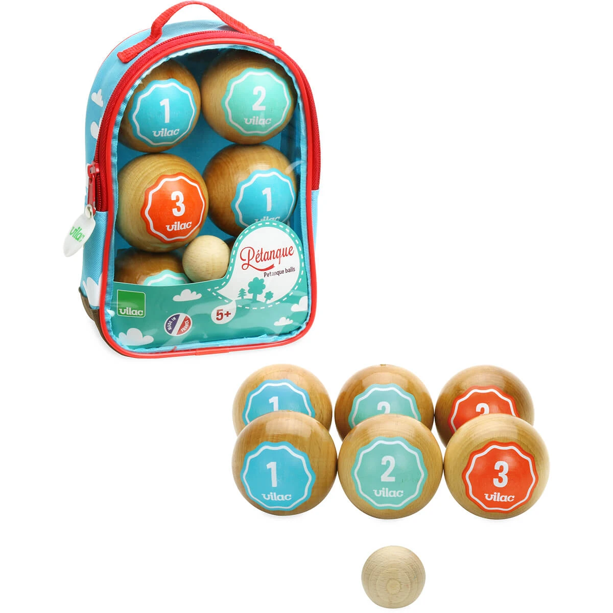 Retro Petanque Ball Set By Vilac - Image 3