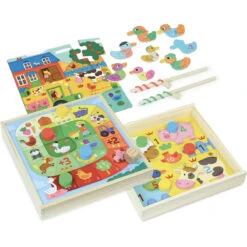 Farm Tiny Tots Game Set By Vilac