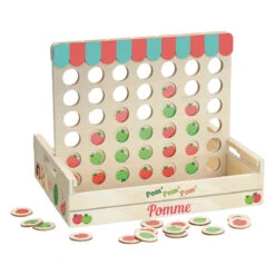 Ingela P. Arrhenius Four Apples In A Row Game By Vilac