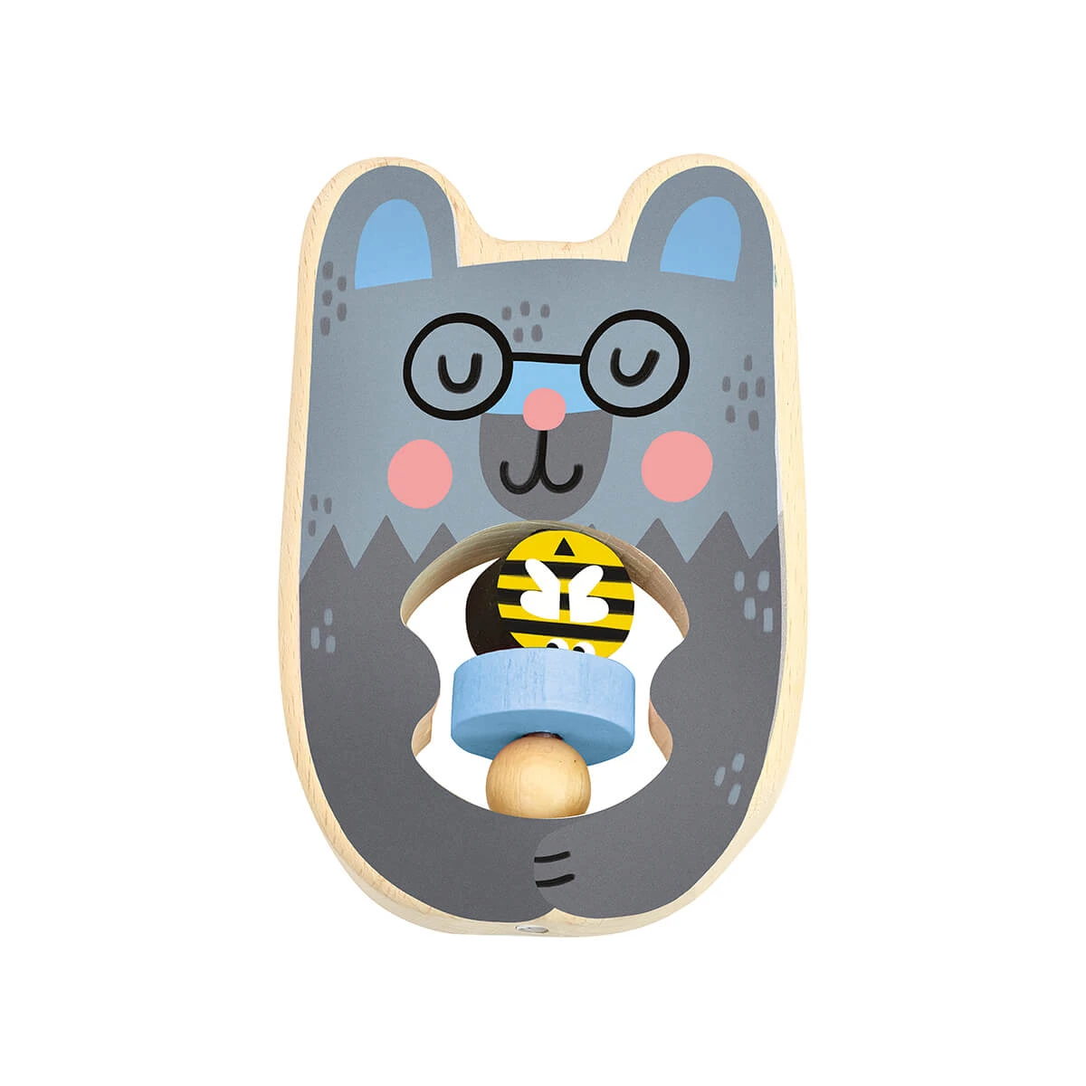 Michelle Carlslund Bear Rattle By Vilac