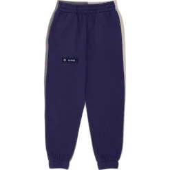Panel Pocket Pant In Deepest Navy / Grey By Wynken