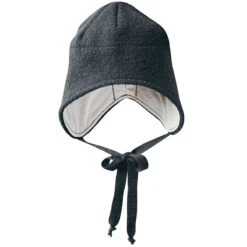 Boiled Wool Hat In Anthracite By Disana