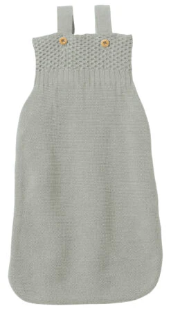 Knitted Merino Sleeping Bag In Grey By Disana