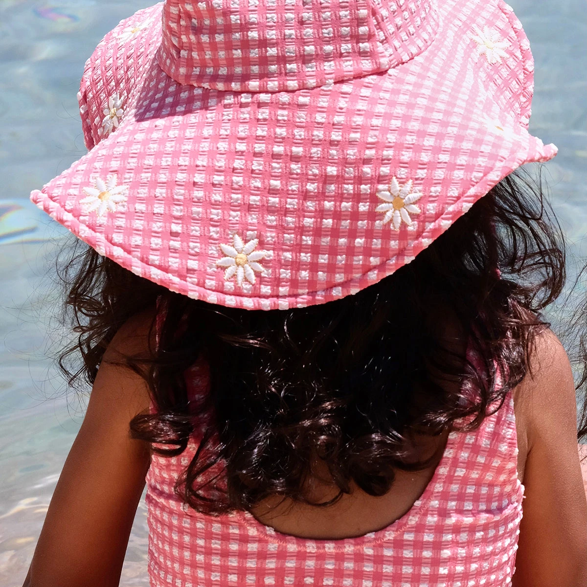 Soline Swim Hat In Desert Rose By Konges Sløjd - Image 2