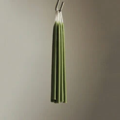 10 Birthday Candles In Moss By Wax Atelier
