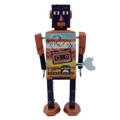 Tape Bot Wind Up Tin Robot (Limited Edition) By Mr & Mrs Tin