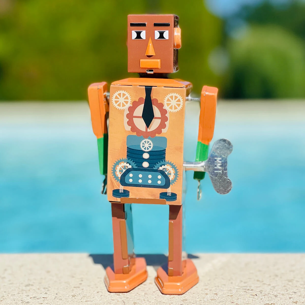 Business Bot Wind Up Tin Robot (Limited Edition) By Mr & Mrs Tin - Image 2