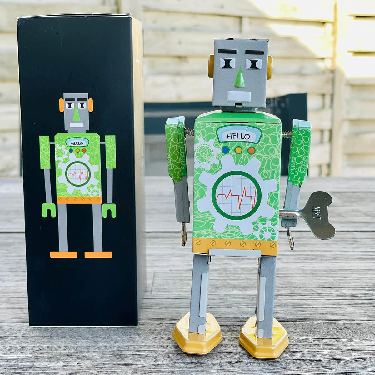 Eco Bot Wind Up Tin Robot (Limited Edition) By Mr & Mrs Tin - Image 4