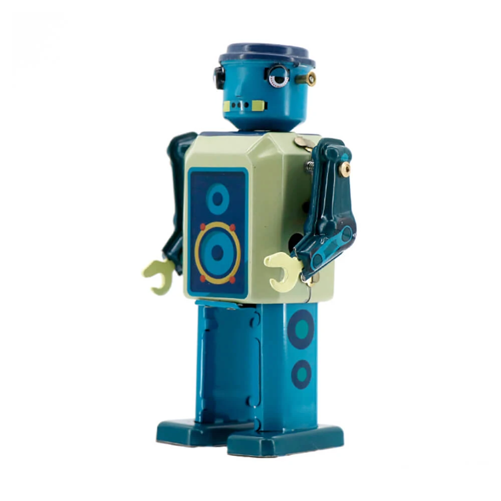 Vinyl Bot Wind Up Tin Robot (Limited Edition) By Mr & Mrs Tin